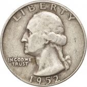 tats-Unis, Washington Quarter, Quarter, 1952, U.S. Mint, Denver, TB+, Argent