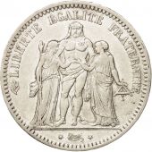 France, Hercule, 5 Francs, 1848, Bordeaux, TB+, Argent, KM:756.4, Gadoury:683