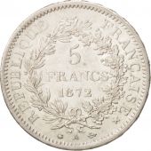 France, Hercule, 5 Francs, 1872, Paris, TTB+, Argent, KM:820.1, Gadoury:745a