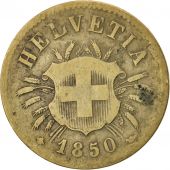 Suisse, 5 Rappen, 1850, TB, Billon, KM:5