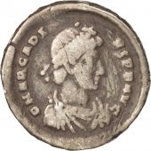 Arcadius, Siliqua, 392-395, Constantinople, VF(30-35), Silver, RIC:IX 77e