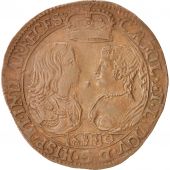 Belgique, Token, Spanish Netherlands, Charles II, Anvers, 1680, TTB+, Cuivre, 33