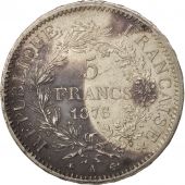 France, Hercule, 5 Francs, 1876, Paris, SUP, Argent, KM:820.1, Gadoury:745a