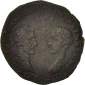 Macrinus and Diadumenian, 5 assaria, Marcianopolis, EF(40-45), Bronze