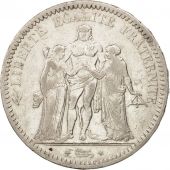 France, Hercule, 5 Francs, 1872, Paris, TTB, Argent, KM:820.1, Gadoury:745a