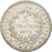 France, Hercule, 5 Francs, 1872, Paris, TTB, Argent, KM:820.1, Gadoury:745a