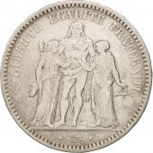 France, Hercule, 5 Francs, 1848, Bordeaux, TB+, Argent, KM:756.4, Gadoury:683