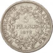 France, Hercule, 5 Francs, 1872, Paris, TTB, Argent, KM:820.1, Gadoury:745a