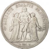 France, Hercule, 5 Francs, 1848, Bordeaux, TTB, Argent, KM:756.4, Gadoury:683