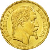 Coin, France, Napoleon III, Napolon III, 20 Francs, 1865, Strasbourg