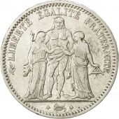 France, Hercule, 5 Francs, 1848, Bordeaux, TB+, Argent, KM:756.4, Gadoury:683