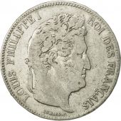 France, Louis-Philippe, 5 Francs, 1836, Lyon, VF(20-25), Silver, KM:749.4