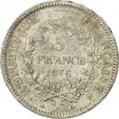 Monnaie, France, Hercule, 5 Francs, 1876, Paris, TTB+, Arg,KM 820.1,Gadoury:745a