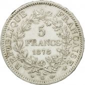 Monnaie,France,Hercule,5 Francs,1878,Bordeaux,SUP,Argent,KM 820.2, Gadoury:745a