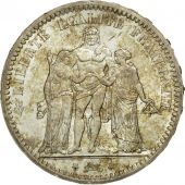 Monnaie, France, Hercule, 5 Francs, 1873,Paris,SPL,Argent,KM 820.1, Gadoury:745a