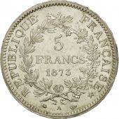 Monnaie, France, Hercule, 5 Francs,1873,Paris,SUP+,Argent,KM 820.1, Gadoury:745a