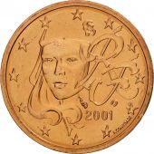 France, 2 Euro Cent, 2001, MS(65-70), Copper Plated Steel, KM:1283