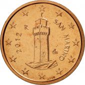 San Marino, Euro Cent, 2012, FDC, Copper Plated Steel, KM:440