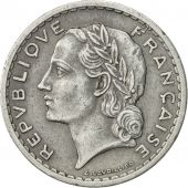 France, Lavrillier, 5 Francs, 1950, Beaumont - Le Roger, AU(55-58), Aluminum