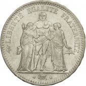 France, Hercule, 5 Francs, 1849, Paris, SUP, Argent, KM:756.1, Gadoury:683