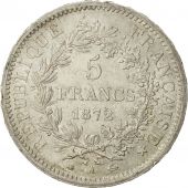 France, Hercule, 5 Francs, 1872, Paris, SUP, Argent, KM:820.1, Gadoury:745a