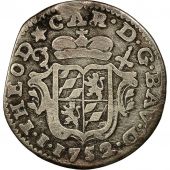 Coin, LIEGE, John Theodore, Plaquette, 1752, Liege, VF(30-35), Silver, KM:152