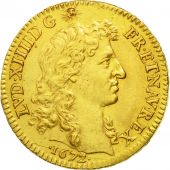Coin, France, Louis XIV, Louis dor à la tête nue, Louis dOr, 1672, Paris