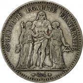 Monnaie, France, Hercule, 5 Francs, 1877, Bordeaux, TB+, Argent, Gadoury 745a