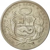 Coin, Peru, Sol, 1923, Philadelphia, EF(40-45), Silver, KM:218.1