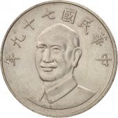 Rpublique de Chine, TAIWAN, 10 Yan, 1990, SUP+, Copper-nickel, KM:553