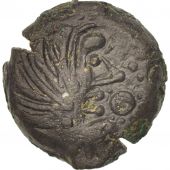 Senones, Bronze YLLYCCI à l’oiseau, Incuse strike, AU(50-53), Bronze