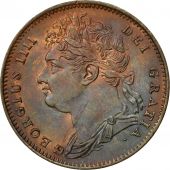 Great Britain, George IV, Farthing, 1821, MS(64), Copper, KM:677