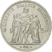 France, Hercule, 5 Francs, 1877, Paris, SPL+, Argent, KM:820.1, Gadoury:745a