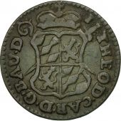 LIEGE, John Theodore, Liard, 1750, Liege, EF(40-45), Copper, KM:155