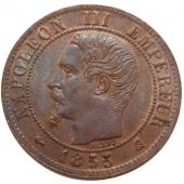 Second Empire, 1 Centime Napolon III Naked Head