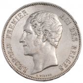 Léopold I, Belgium, 5 Francs Naked Head