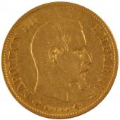 Second Empire, 10 Francs or Napolon III tte nue