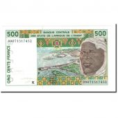 Billet, West African States, 500 Francs, 1999, KM:710Kj, SPL