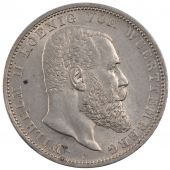 Allemagne, Wurttemberg, Wilhelm II, 5 Mark