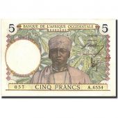 French West Africa, 5 Francs, 1939, KM:21, 1939-04-27, UNC(60-62)