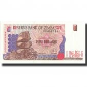 Banknote, Zimbabwe, 5 Dollars, 1997, 1997, KM:5a, UNC(65-70)