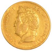 Louis Philippe I, 40 Francs or