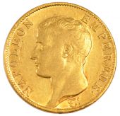 Premier Empire, 40 Francs or Napolon Empereur