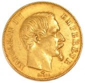 Second Empire, 50 Francs or Napolon III tte nue