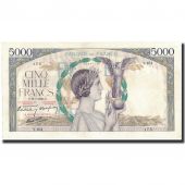 France, 5000 Francs, KM:97b, 1939-01-19, AU(55-58), Fayette:46.2