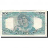 France, 1000 Francs, 1 000 F 1945-1950 Minerve et Hercule, 1945-04-12, TB+