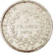 Troisime Rpublique, 5 Francs Hercule, 1874 K, KM 820.2