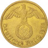 Allemagne, IIIme Reich, 10 Reichspfennig 1938 G, KM 92