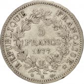 FRANCE, Hercule, 5 Francs, 1877, Bordeaux, KM:820.2, TB+, Silver, Gadoury:745a