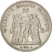 FRANCE, Hercule, 5 Francs, 1876, Bordeaux, KM:820.2, TB+, Silver, Gadoury:745a